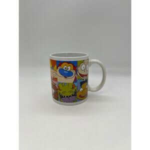 Nickelodeon Mug Nicktoons Rugrats Rocket Power Hey Arnold Coffee Cup Ren Stimpy